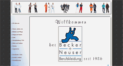 Desktop Screenshot of beckerundneuser.de