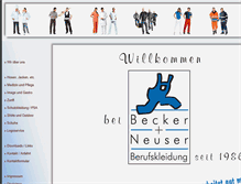 Tablet Screenshot of beckerundneuser.de
